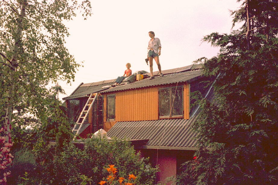 huset næsten færdigt