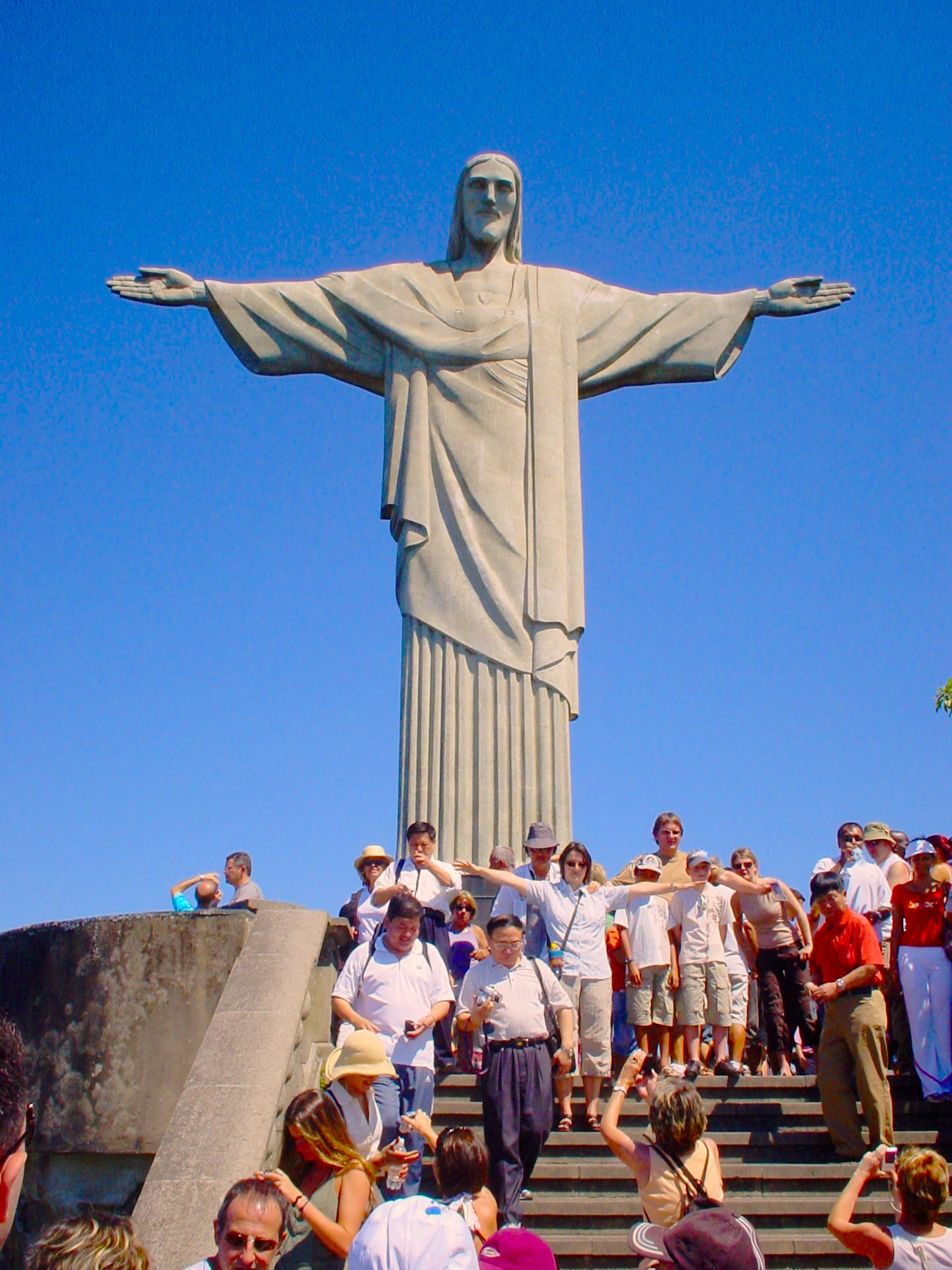 Jesus figuren over Rio de Janeiro, Brasilien